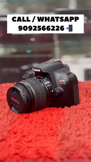 CANON 1300D 📸 ▫️BRANCH CONTACT DETAIL’S - 🔹COIMBATORE : 9092566226 📲 🔹CHENNAI : 9092566224 📲 CAMERA WITH FULL KIT 💥 ▶️ LENS ▶️ BAG ▶️ NECK STRAP ▶️ CHARGER ▶️ ADAPTER CABLE ▶️ WARRANTY CARD Follow For More Update’s 👇🏻 🔔 @dream_snap_camera_coimbatore 🔔 @dream_snap_camera_chennai [LOWEST PRICE IN MARKET] ✅ [NO EMI / NO COD ] 🙏 {ALL OVER INDIA DELIVERY } 🚚 {PREPAID COURIER SERVICE } 📦 Keywords - ( Used camera shop, Best camera shop, Canon, Nikon, Sony, Lumix, Best camera shop in tamiln
