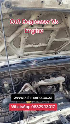 😊🔥 ENGINE CLEANING SHOWDOWN! 🚗💥 - Gt8 Degreaser: instant grease, grime, dirt, and rust remover 🔥 - Spray, splash, and watch it work its magic 💦 - Your engine will thank you 😍 #Gt8Degreaser #EngineClean #Xshinemo #CleaningPower