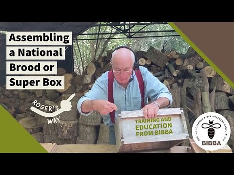 Assembling a British National Beehive Brood Box and Super