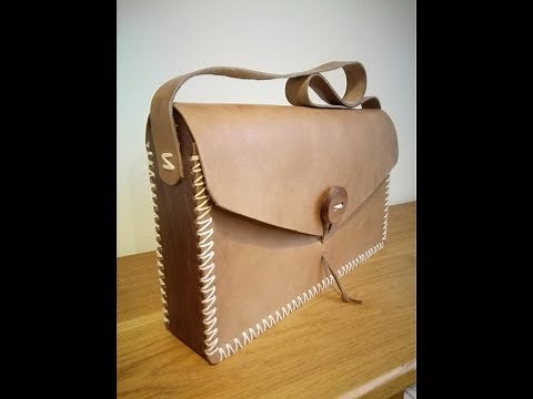 How to make a wood and leather bag