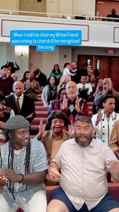 Choir hit that Miley Cyrus gospel remix… and my white friend lost it 😂🙏🏾#meandmywhitefriend #churchtok #blackchurch #theclimb #mileycyrus #funnytiktok #choirtok #viralcomedy #fyp | Me and My White Friend