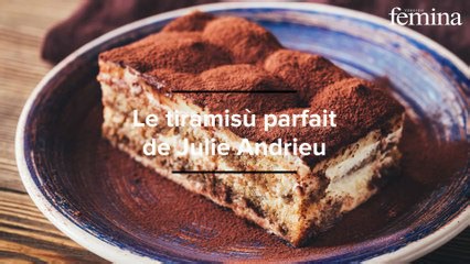 Julie Andrieu partage sa version inratable du tiramisu, le « dessert d'amoureux par excellence »