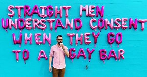 Gay artist explodes Twitter: 'Straight men understand consent when they go to a gay bar' - LGBTQ Nation