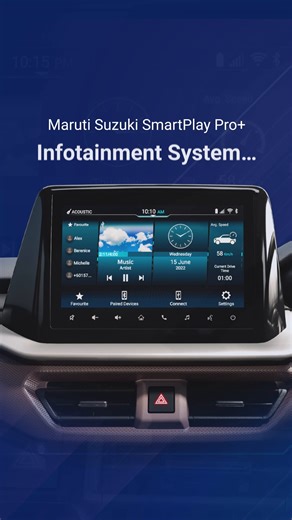 Maruti Suzuki on Instagram: "Our SmartPlay Pro+ Infotainment System is your personal digital assistant, bringing you the smarter way to drive. #MarutiSuzuki #InfotainmentSystem #Technology"