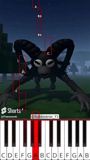 The SAD Story Of The Ram & The Deer 😢 99 Nights In The Forest(@Robloverse_X) - Octave Piano Tutorial