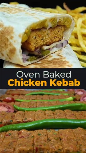 Oven Chicken Kebab Wrap | Easy Homemade Chicken Wrap Better Than Takeout