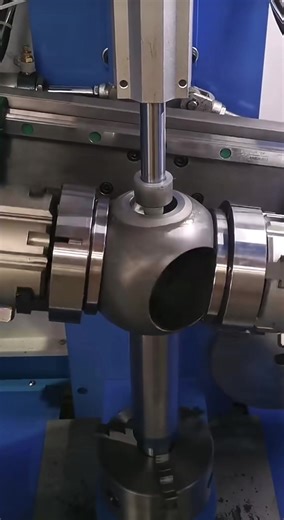Valve ball and seal seats lapping machine