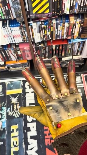 Screen accurate Freddy glove! Full video drops tonight!! #halloween #movie #freddykrueger