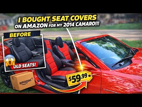 “Amazon Seat Upgrade on My 2014 Camaro 🔥 Worth It??”