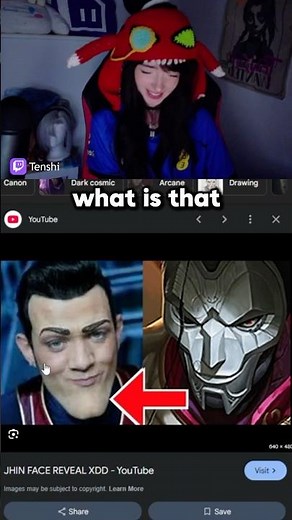 JHIN FACE REVEAL #leagueoflegends