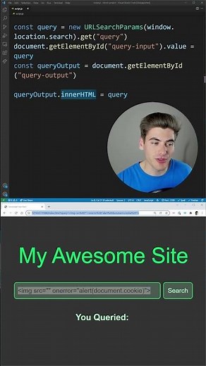 Don't Use innerHTML Unless You Want To Be Hacked