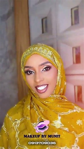MUNIT EASY, BEAUTY & PROFESSIONAL MAKEUP STUDIO 🇪🇹 #shortsfeed #makeup #ethiopia #viral #shorts
