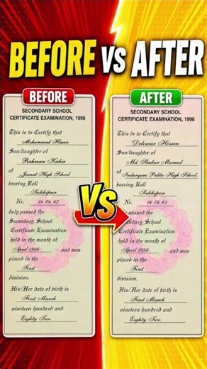 Modern Certificate Design ✨ | Editable Certificate Template #shorts