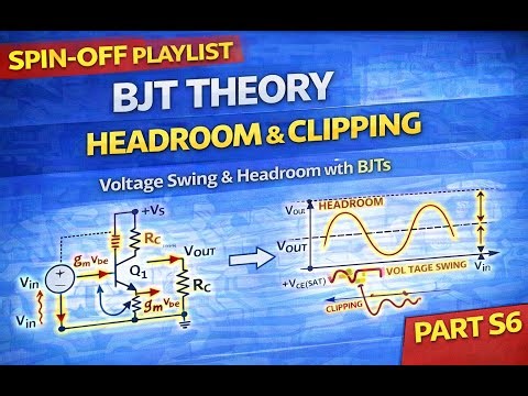 BJT Headroom Explained | Why Biasing, Gain & Linearity Compete (Part S6 – Spin-Off Series)