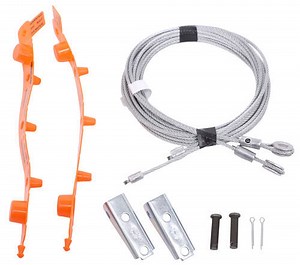 Replacement Cables for Conventional Ramp Door Spring - 150" Long - Qty 2 M-3 and Associates Accessor