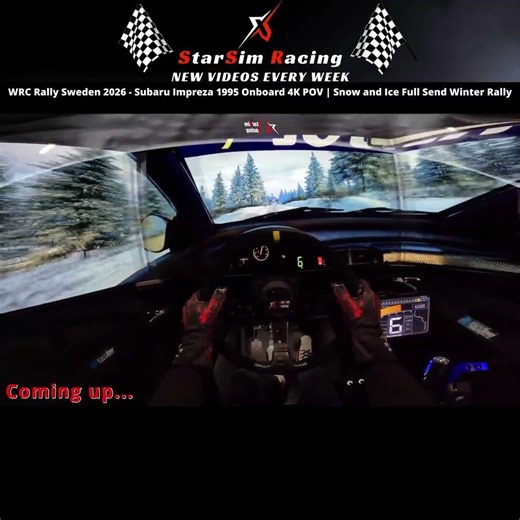 WRC Rally Sweden 2026 - Subaru Impreza 1995 Onboard 4K POV | Snow and Ice Full Send Winter Rally