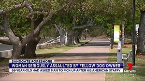 An argument over dog droppings has ended with a woman being knocked unconscious in Sandgate. www.7NEWS.com.au #7NEWS | 7NEWS Brisbane