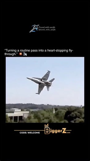 Travel with sanjib on Instagram: "😎 F/A-18 Pilot Turns Stadium Flyover into a Fly-Through! What was meant to be a routine stadium flyover turned into a breathtaking fly-through when an F/A-18 pilot showcased incredible precision and control. The maneuver thrilled spectators and highlighted the pilot’s skill, confidence, and mastery over the jet, transforming a standard display into an unforgettable aerial spectacle. 👉 Follow @travel_with_sanjib for more thrilling aviation stunts, jaw-dropping 