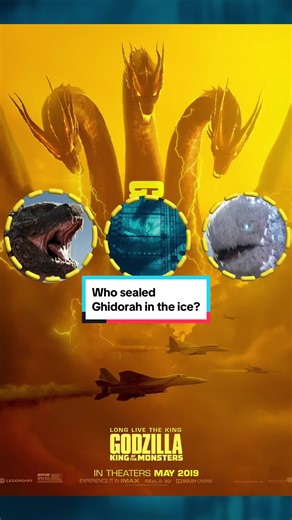 Do you know who sealed Ghidorah in Antarctica? #movies #film #fyp #monster #foryoupage
