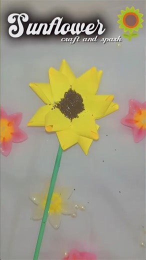 DIY Sunflower from Paper 🌻 Easy & Beautiful Craft Ideas