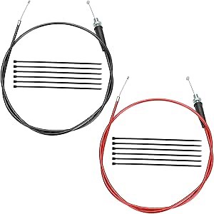 YOXUFA 50 inch Throttle Cable Compatible with Predator 196cc 212cc 6.5hp Coleman CT200U CT200U-EX BT200X Baja Warrior MB200 79cc 97cc CT100U CC100X DB30 Motovox MBX10 Monster Moto MM-B80 Mini Bike