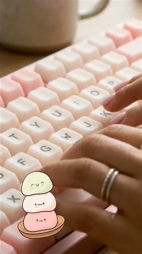 ASMR Mochi Keyboard Typing 🍡⌨️ Soft, Squishy & Super Satisfying Sounds (No Talking) #asmr