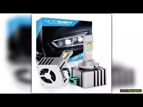 NOVSIGHT D3S LED Headlights D1S D2S D4S 70W 20000LM Super Bright Car Headlight Bulbs 6500K White