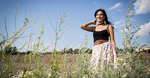 Top American Indian stylemaker's home base: a tiny N.D. town, pop. 29