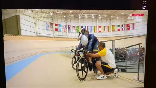 First Heat in Final of Pan American Championships in Paraguay and Nicholas Paul - Elite National Cyclist beats the Keirin champion Colombia’s Kevin Quintero with a masterful tactical race , staying in front and never headed ..next will be second heat later on Saturday 5th April With commentary by Andre Errol Baptiste - D Fearless One - of I955 FM-"The Most Influential Name In Radio" and great support from Ian Cole - Manager of TT team | Andre Errol Baptiste - D Fearless One -