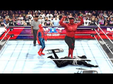297. superman & redhulk venom superhero wwe,Best Marvel's Avengers Tag Teams |Elimination Match