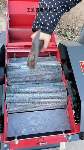 Heavy-duty and thickened 350-type double roll crusher, #double roll Feed crusher for livestock #Suitable for fattening sheep, chickens, ducks and geese #Corn clove crusher #Grain processing | New Tecnology