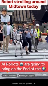 5.2K views · 44 reactions | AI Robots are going to bring on the end of the world #airobot #tesla #Skynet #endoftheworld #fypシ゚viralシfypシ゚ #fbreelsfypシ゚viralシ | French Dose | Facebook