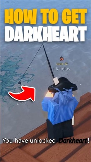 How To Get DARKHEART ROD In Roblox Fisch!