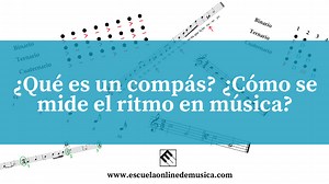 Blog EOM - Lenguaje Musical - ¿Qué es un compás?¿Cómo se mide el ritmo en música?