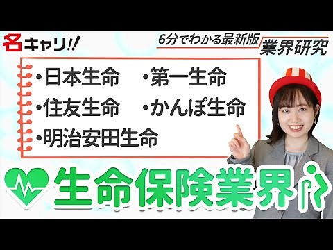 生命保険業界の業界研究(日本生命/第一生命/明治安田生命/住友生命/かんぽ生命）【23卒完全版】|名キャリ就活vol.355