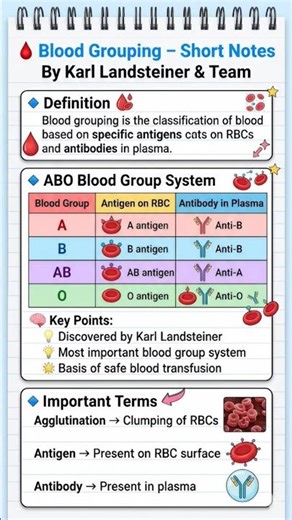 BLOOD GROUPING - ABO TYPING #alliedhealth