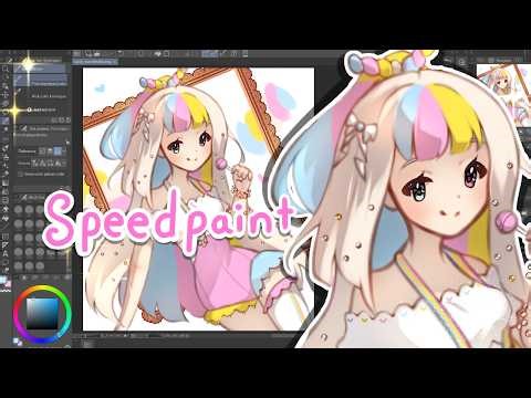 Let's Turn a MARSHMALLOW into an Anime Girl for EASTER!!! 🐰🥚🥕 ✦【SPEEDPAINT + COMMENTARY】✦