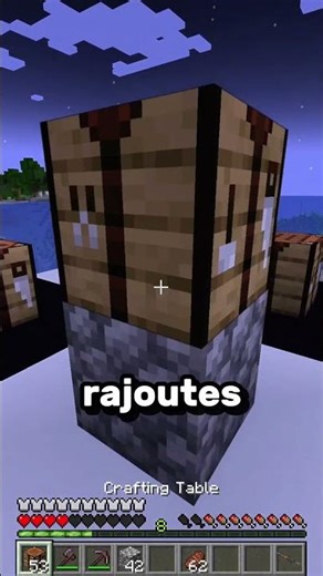 How to create this illusion in Minecraft #shorts