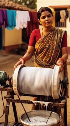 Desi Washing Machine 😲🧺 | Jugaad Ka Kamaal 🔥 #desijugad #ai