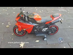 Electric motorcycle for kids R1 12v Red | Small cars