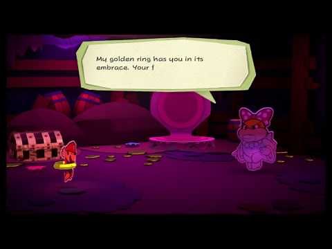 Paper Mario: Color Splash - Wendy's Death by Coins Attack