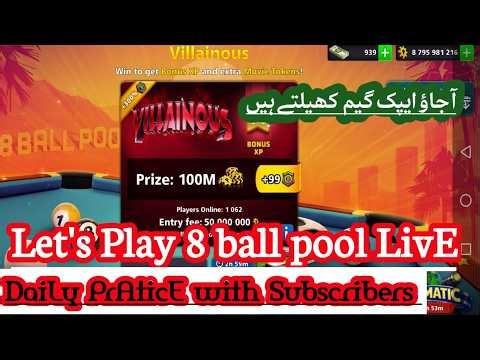 8 ball pool Live Ep 179 I NEW EVENT TABLE I Playing with subscribers @XJgaming8bp