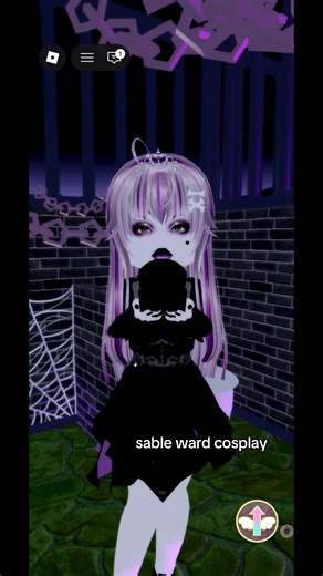 Sable Ward Cosplay in Royale High and Dead by Daylight