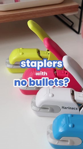 Harinacs Stapless Staplers - Good for the Environment, Never Run Out of Bullets!