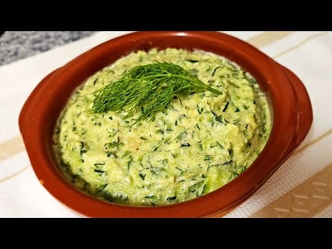 Cea mai buna Salata de dovlecei cu sos de maioneza si iaurt / Reteta simpla si economica