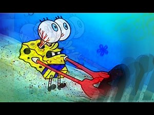 SpongeBob trying the anchor toss but it gets faster every time