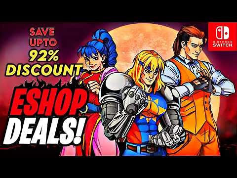 The Nintendo ESHOP Sale! 42% up to 92% Discount on Nintendo Switch ESHOP Deals!