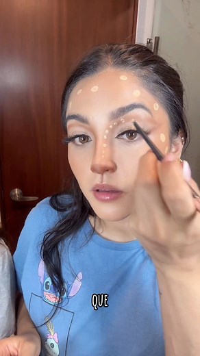 Aquí el paso a paso de este maquillaje viral de venado 🦌 | Geraldine Galván