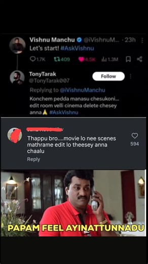 Ee Samajam Ekkadaki Pothundi? on Instagram: "#instagram#trending#viralreels#viral#snowannamemes#snowanna#kannappamovie#kannappa#kannappa🏹#manchuvishnu"