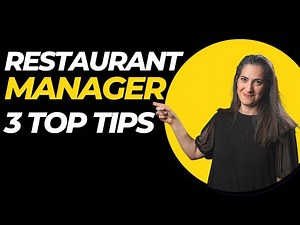 TOP Restaurant Manager Success tips | Restaurant Manager Training